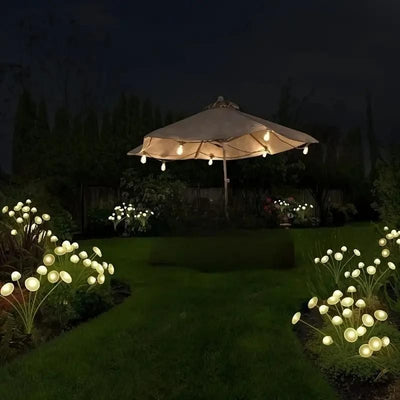 Solar LED Jellyfish Mushroom Lights for Garden -Outdoor Ground-Plug Lawn Lights