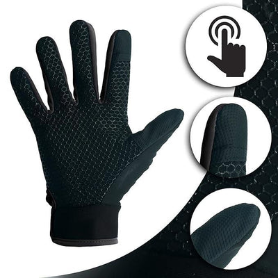 Winter Gloves With Velcro Buckle & Touch Screen Feature