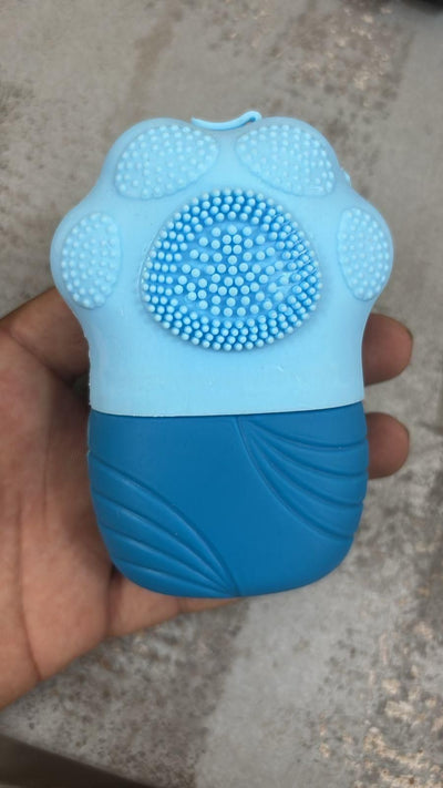 Paw Shaped Ice Roller for Face with Scrubber - Glowing Skin & Puffy Eyes