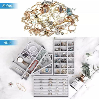 Jewellery Tray 4 Pcs Set