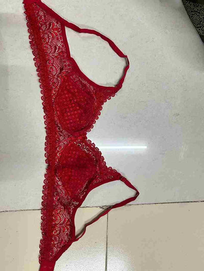 Girls Full Coverage Non-Padded Net Bra (Pack of 2)