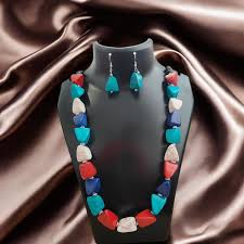 Multi colour jewellery set